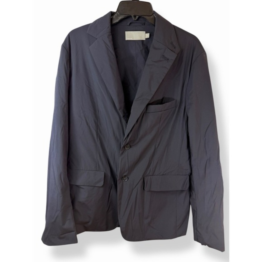VINCE. Mens‎ Size 40.M Tech Blazer 3 Button Full Zip Navy Jacket Solid Pockets
